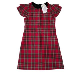 Florence Eiseman Red Plaid Kids Casual Dress